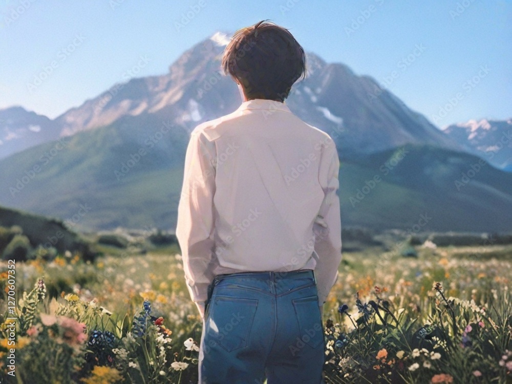 man in the mountains man in the mountains