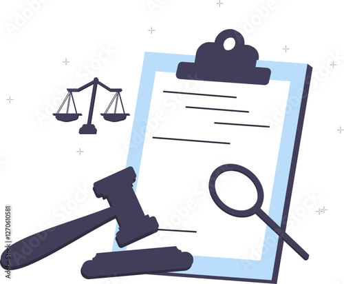 Legal Document Illustration