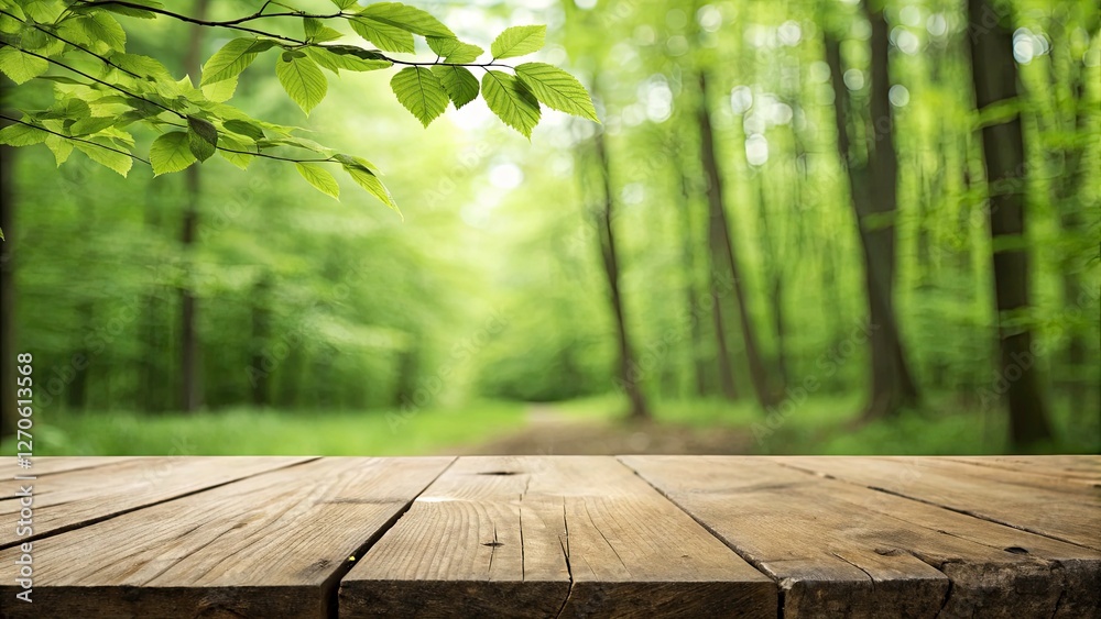 Lush Forest Background, Empty Wooden Table, Product Photography, Nature Scene, Copy Space, Advertising Mockup, Green Forest, Wooden Tabletop, Nature Photography, Forest Photography Lush Forest Background, Empty Wooden Table, Product Photography, Nature Scene, Copy Space, Advertising Mockup, Green Forest, Wooden Tabletop, Nature Photography, Forest Photography