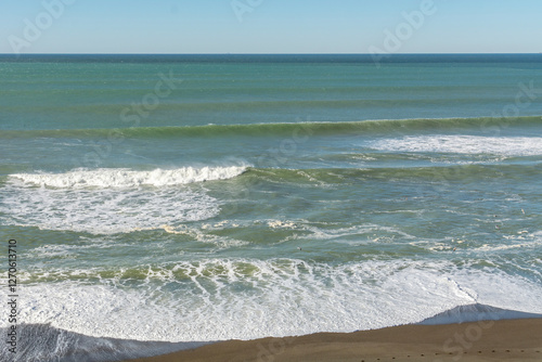 Obraz na płótnie Coast of the Pacific Ocean, California in the USA. w salonie