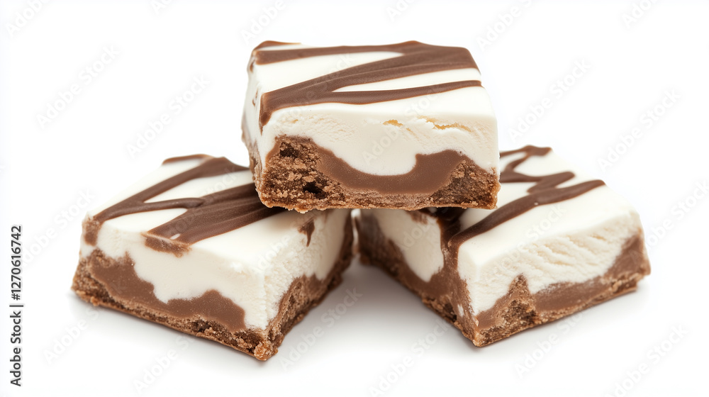 Ice cream bars isolated on white background Ice cream bars isolated on white background