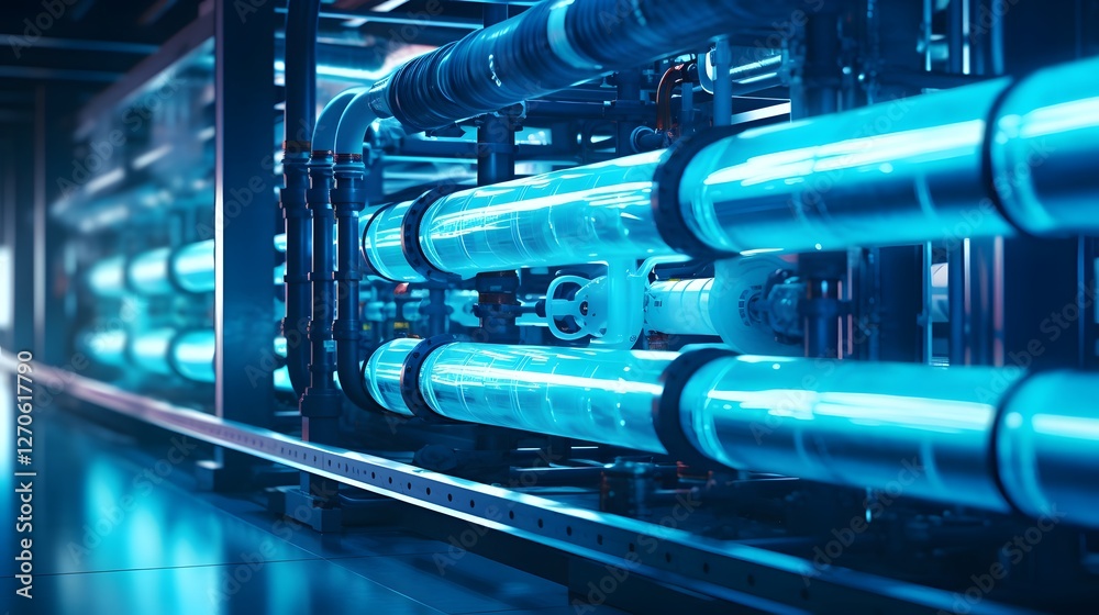 Innovative futuristic pipeline system with smart sensors and advanced analytics to optimize water usage distribution and management in modern urban environments Innovative futuristic pipeline system with smart sensors and advanced analytics to optimize water usage distribution and management in modern urban environments