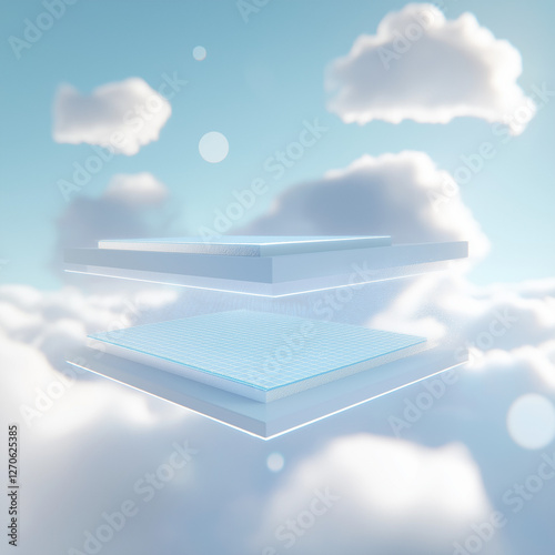 Aerogel processor ultralight structure diagram, presenting futuristic tech designs for ultra-efficient processing.