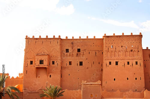 Traditional moroccan clay houses, Kasbah Ait Ben Haddou (Ait Benhaddou), Atlas Mountains, Morocco, North Africa photo