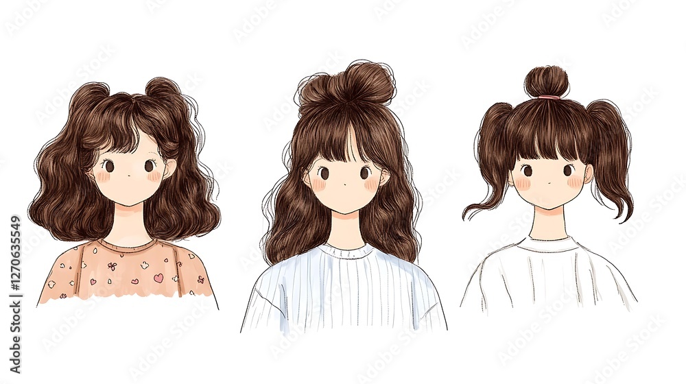 A Trendy Woman with Beautiful Wavy Hair and Chic Accessories in a Modern Setting A Trendy Woman with Beautiful Wavy Hair and Chic Accessories in a Modern Setting