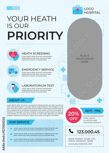 Health Hospital Flyer