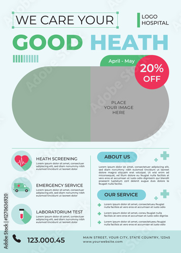 Health Hospital Flyer