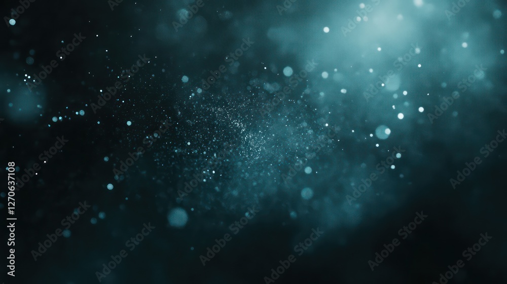 Fototapeta premium Mysterious Black Grunge Background with High Noise