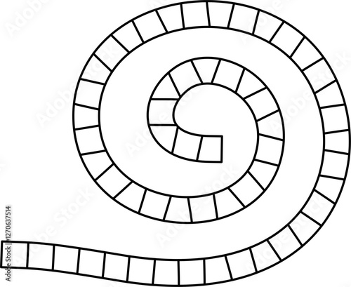 board game path outline