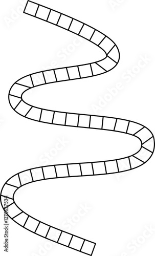 board game path outline