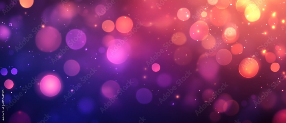 Colorful Bokeh Lights Creating a Dreamy Background Colorful Bokeh Lights Creating a Dreamy Background