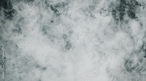 Ethereal White Smoke Texture on Dark Background for Abstract Visuals and Designs Creations Materials