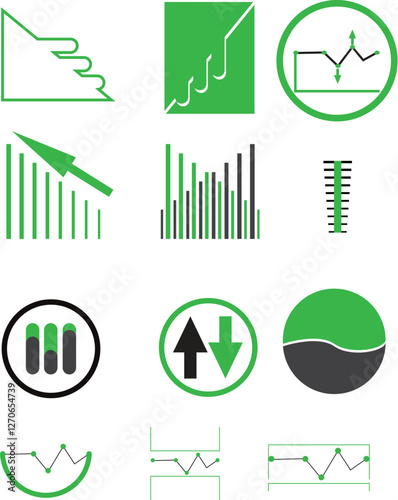 Financial Report Vector Blue Version