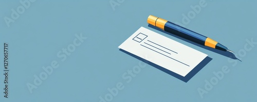 Payroll Compensation Cheque. Bank Paycheck, 