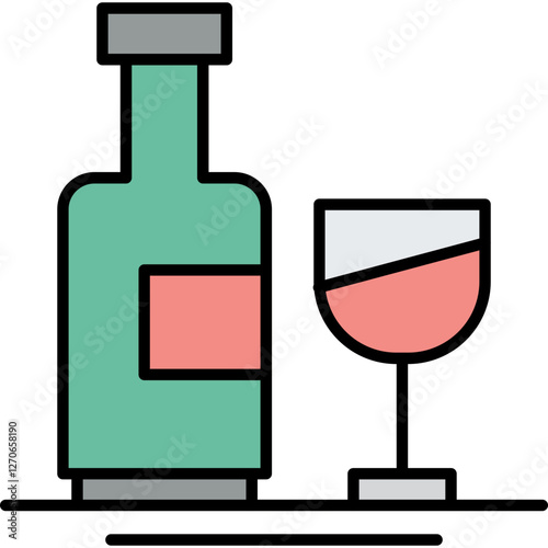 Wine Bottle Icon