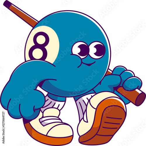 Billiard Ball Mascot