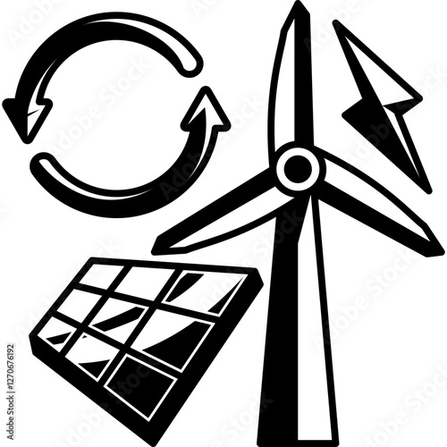 Renewable Energy Icon