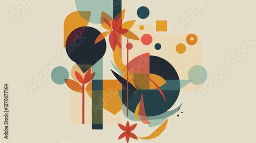 Social Media Graphic Design Elements Illustration