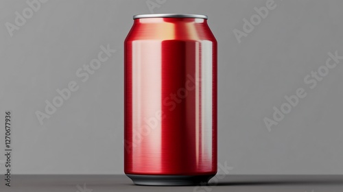 Obraz na płótnie 3D Render Soft Drink Aluminum Can Isolated w salonie