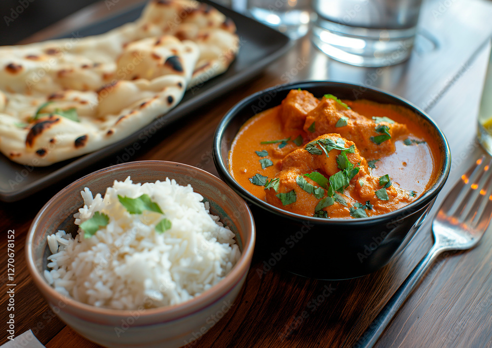 chicken curry bowl with rice and vegetables, indian, thai chicken curry bowl with rice and vegetables, indian, thai