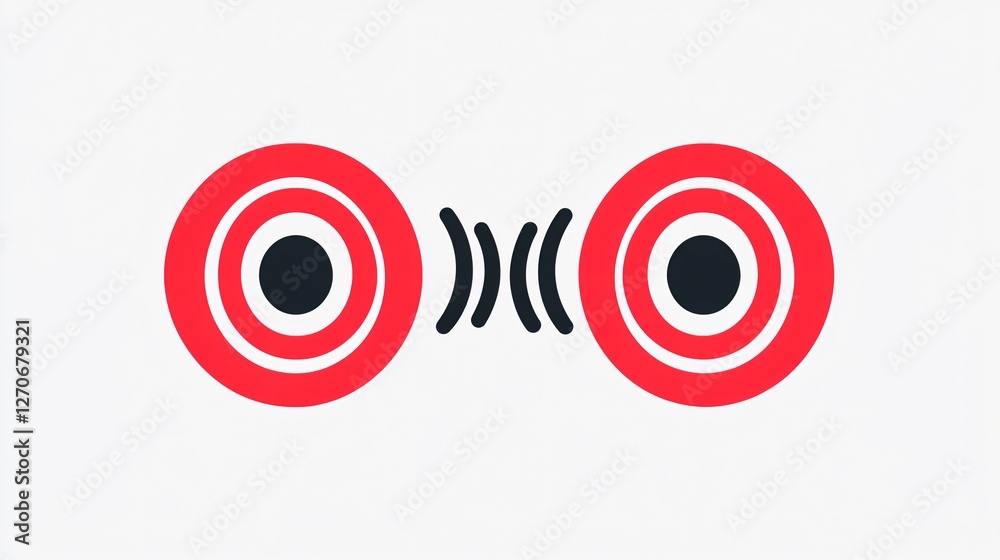 Vector Icon of Sound Mute with Flat Design for Silence Mode