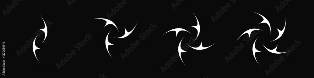 Y2K Aesthetic Vector Elements for Creative Projects.