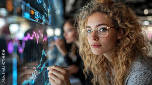 Close-up view of data analysis strategies for urban digital content insights