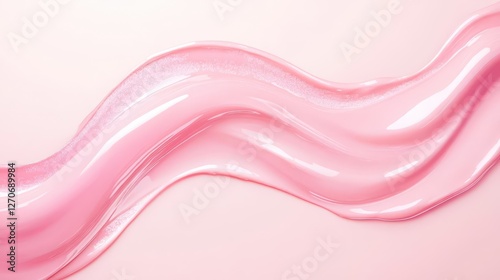 Lip gloss texture with a high-shine finish, emphasizing sorbitolโ€s role in moisture retention for cosmetics