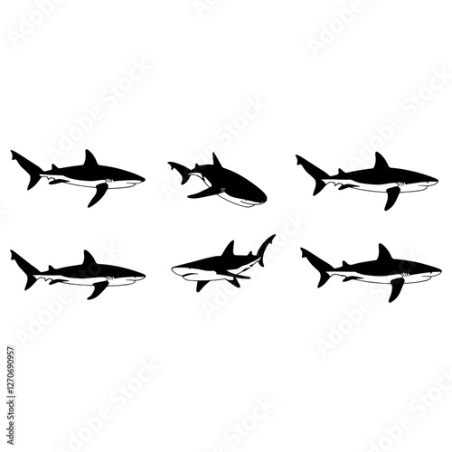 Shark Silhouettes 