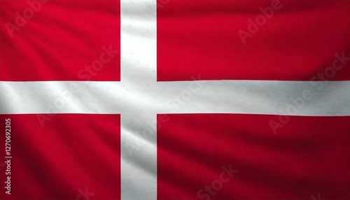 flag of denmark waving