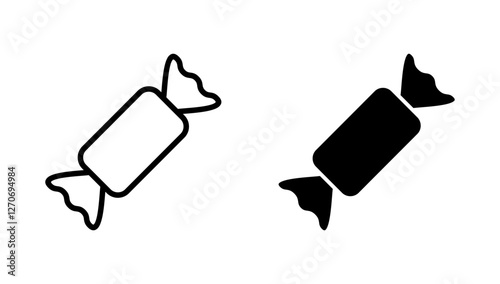 Candy icon vector. candy sign and symbol.