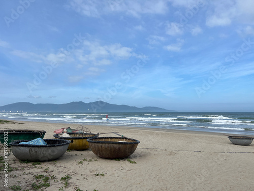 Obraz na płótnie Beach In Da Nang w salonie