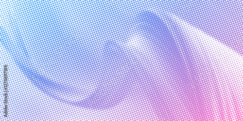 Blue comic pop-art halftone background vector