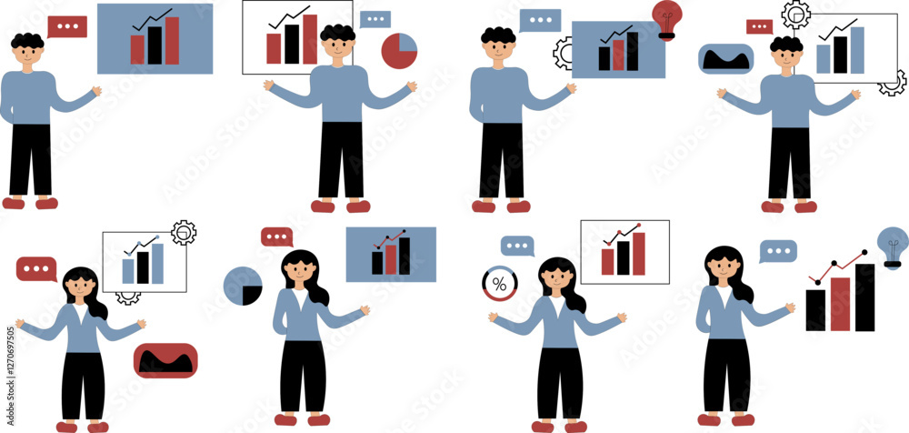 Business Analyst Concept illustration Business Analyst Concept illustration