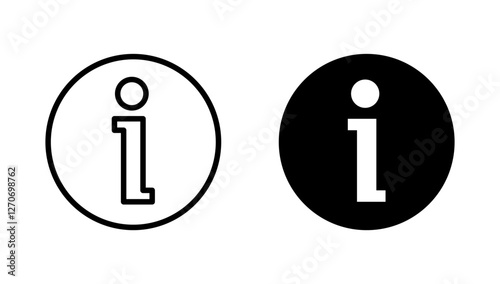 Information sign icon vector. about us sign and symbol. question mark icon