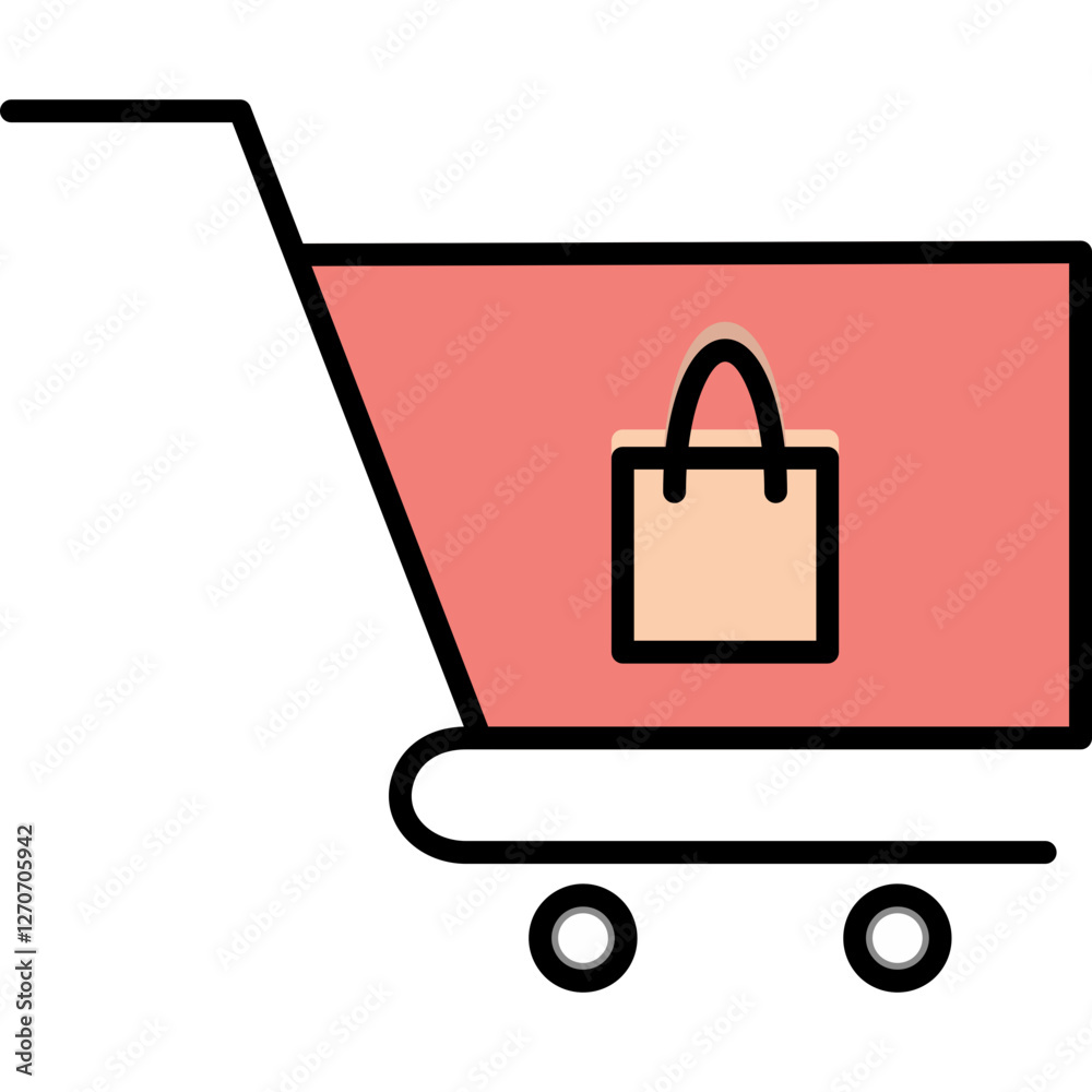 Unique Cart Vector Icon Unique Cart Vector Icon