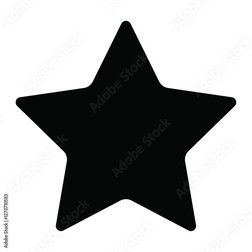 Star vector icon, Vector graphic of star icon, Star icon vector set design