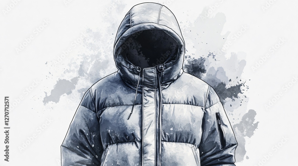 Stylish Hooded Puffer Jacket for Men and Women