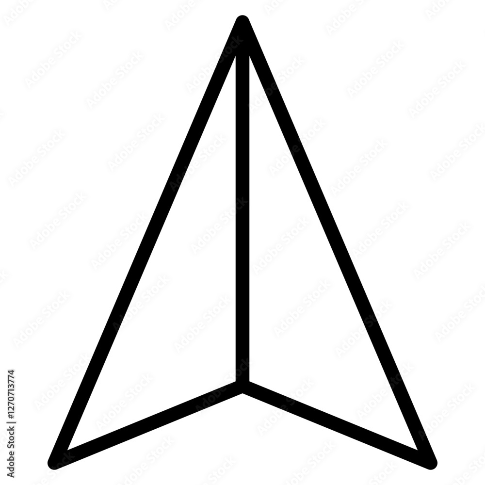Fototapeta premium Navigation Arrows Icon