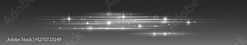 Luminous Sparkle Trail – Radiant Starlight Glow with Soft Flares and Light Rays, Ideal for Christmas, Luxury, and Dreamlike Visuals