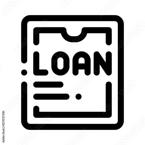 Loan line icon