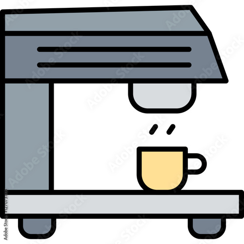 Coffee Machine Vector Icon