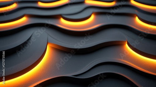 Realistic seamless earth ripple patterns, warm glowing highlights on a textured ground.