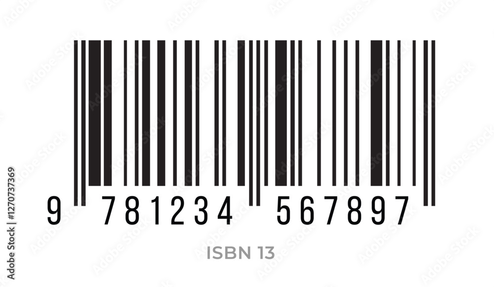 Barcode on white background. Vector illustration Barcode on white background. Vector illustration
