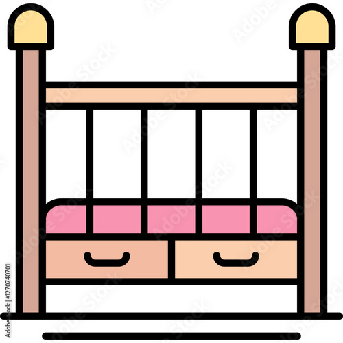 Baby Crib Icon