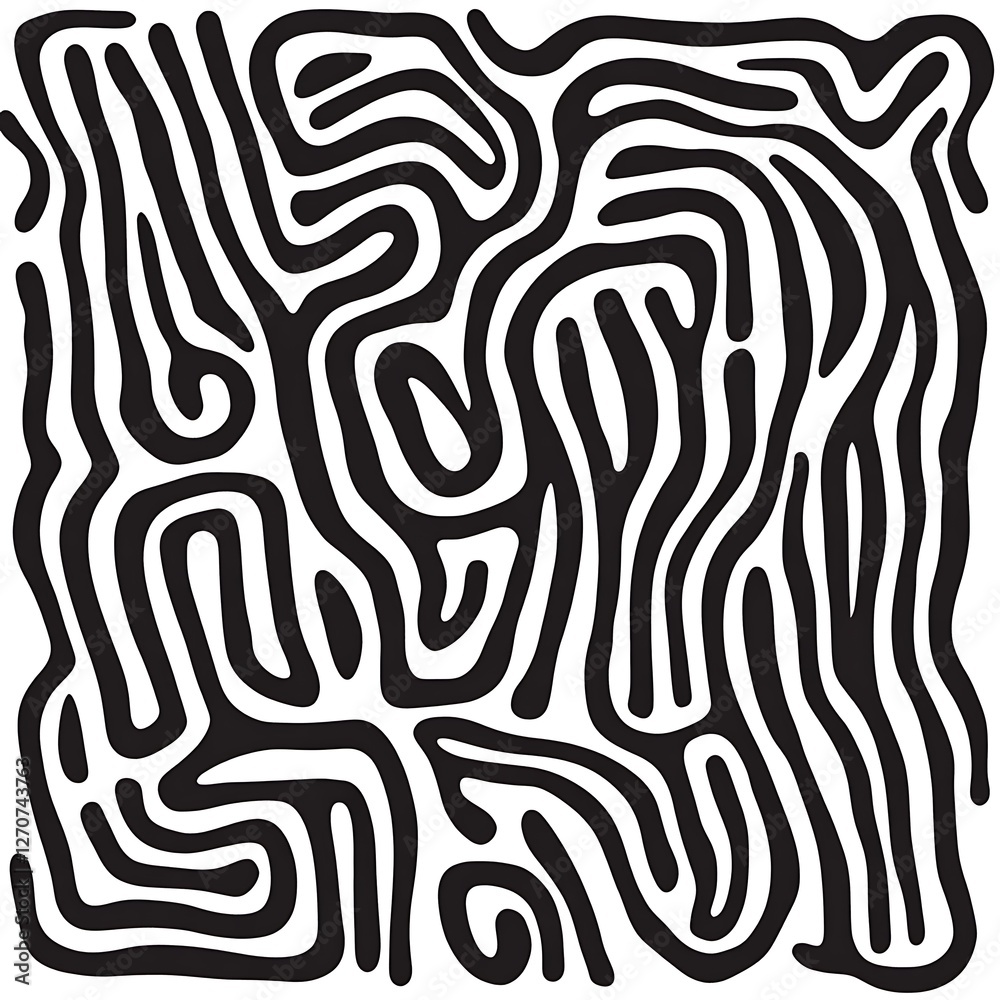 Abstract black and white pattern design Abstract black and white pattern design