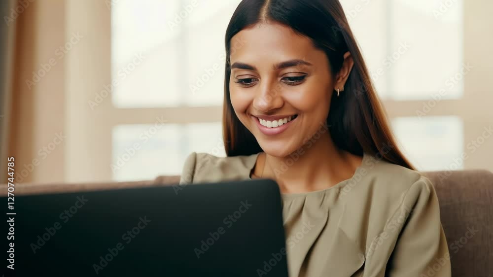 A person working on a laptop in a cozy and well-lit indoor space, showcasing focus and productivity. Perfect for themes of remote work and technology use. A person working on a laptop in a cozy and well-lit indoor space, showcasing focus and productivity. Perfect for themes of remote work and technology use.