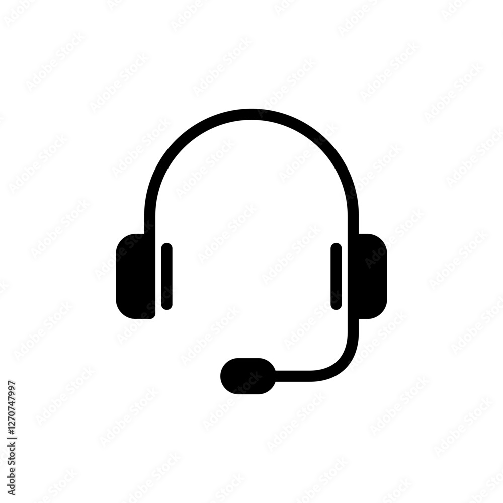 Headphone icon vector illustration. Headphone sign and symbol Headphone icon vector illustration. Headphone sign and symbol