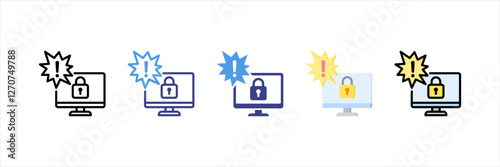 Zero Day Multistyle Icon Set