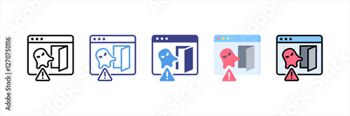 Backdoor Multistyle Icon Set